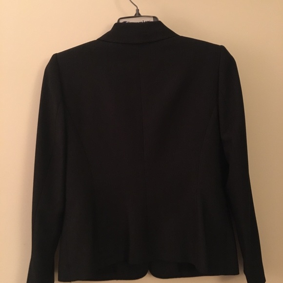 Anne Klein charcoal gray blazer jacket - Picture 3 of 6